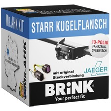 Brink Anhängerkupplung starr für Opel Movano C Bus Kasten 22-24 13pol spezifisch