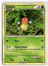 Pokemon TCG Ledyba 71/123 HeartGold SoulSilver Common LP on eBay