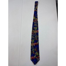 Cravatta seta Pagliano Milano New York giocattolo latta vintage novità moto marina auto