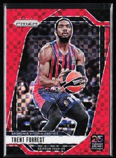 2024-25 Panini Prizm Euroleague Trent Forrest Red Power Prizms /75 #153