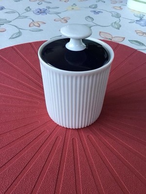 Arzberg Zuckerdose - Form 2075 Secunda Athena - kobaltblau - Design Löffelhardt