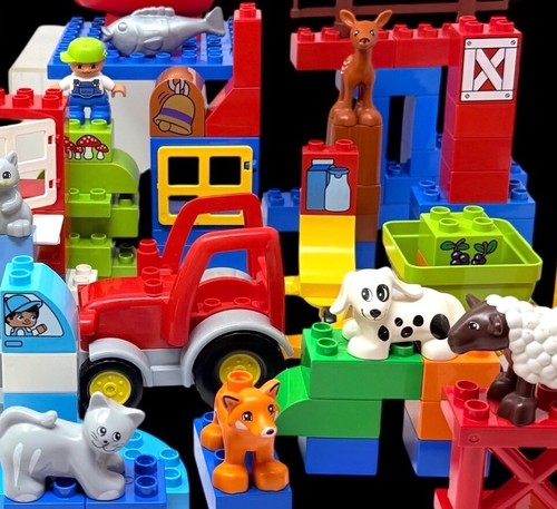 LEGO Universe Mega Lot – 400+ Duplo Pieces w Animals, People Vehicles, Planes ++ - Picture 3 of 9