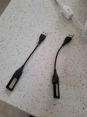 2x GENUINE Fitbit Flex Charge CABLE ONLY Unit USB Power band charging cord OEM