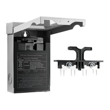 Weatherproof 60 Amp AC Disconnect Switch for Outdoor Use - Lockable Design