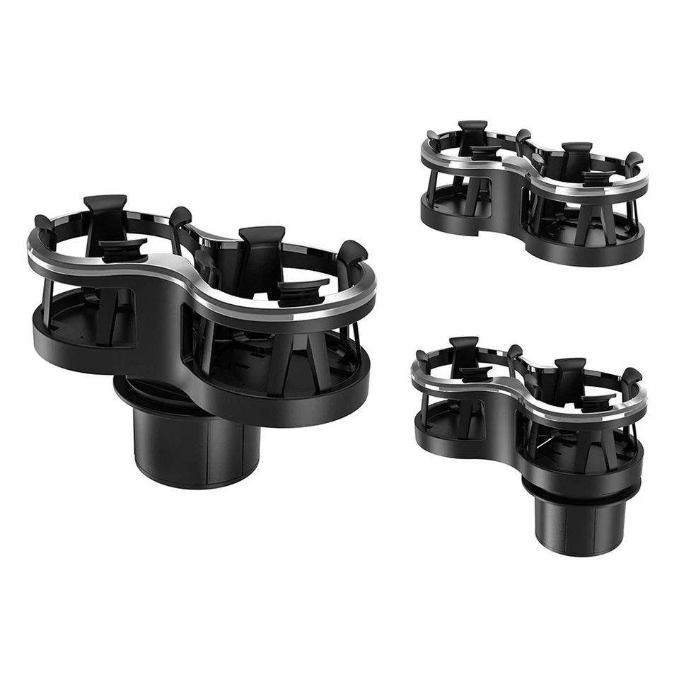 Car Cup Holder Expander 2 in 1 Cup Holder Extender Adapter with Expandable Base Foto 3 de 4
