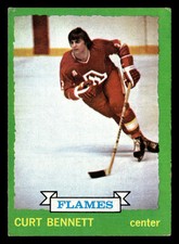 1973 Topps Curt Bennett #152 VG-EX Atlanta Flames Rookie