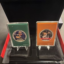 2024 AGORO MLB Coin Topaz Shane Bieber 13/300 Emrld William Contreras 316/500