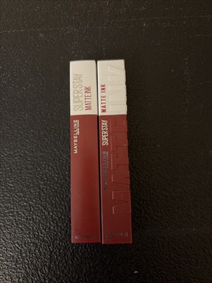 2 Pack Maybelline Super Stay Matte Ink Liquid Lipstick, 50 Voyager, 0.17 fl oz