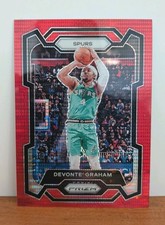 2023-24 Devonte' Graham Panini Prizm Red Pulsar Prizm #233 #'d /299 - Spurs