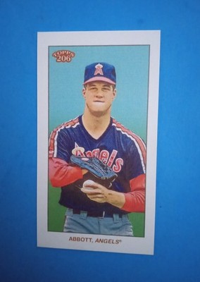 2021 Topps 206 - Jim Abbott - LENOX back  /10 SSP , wave 8 series  Angels