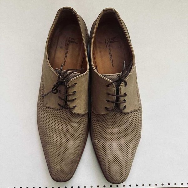 Men Moreschi Heels Beige Leather 44