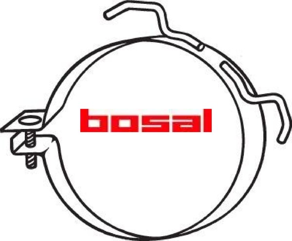 Bosal 251-945 Halter FüR Abgasanlage Gummi Halter Auspuff Auspuffanlage-image