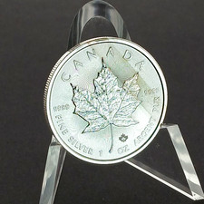 2022 1oz Canada Silver Maple Leaf Queen Elizabeth II Effigy .9999 Silver Details 92.00 per troy oz