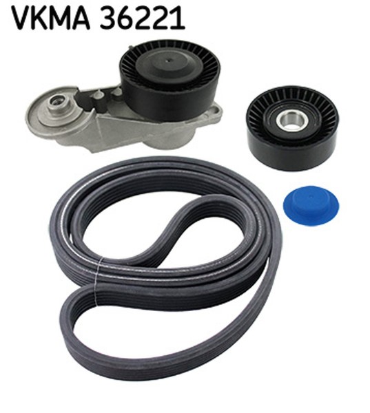 Keilrippenriemensatz SKF Vkma 36221 FüR Volvo XC90 1 275 S80 184 AWD-image