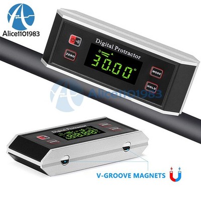 Digital LCD Inclinometer Level Box Protractor Angle Bevel Gauge 4 #zv