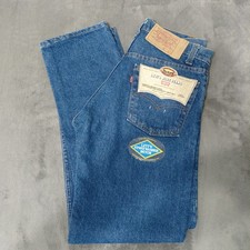 Vintage Levis 505 Jeans Men 31x30 Blue Stone Wash 80s Made in USA Deadstock NWT