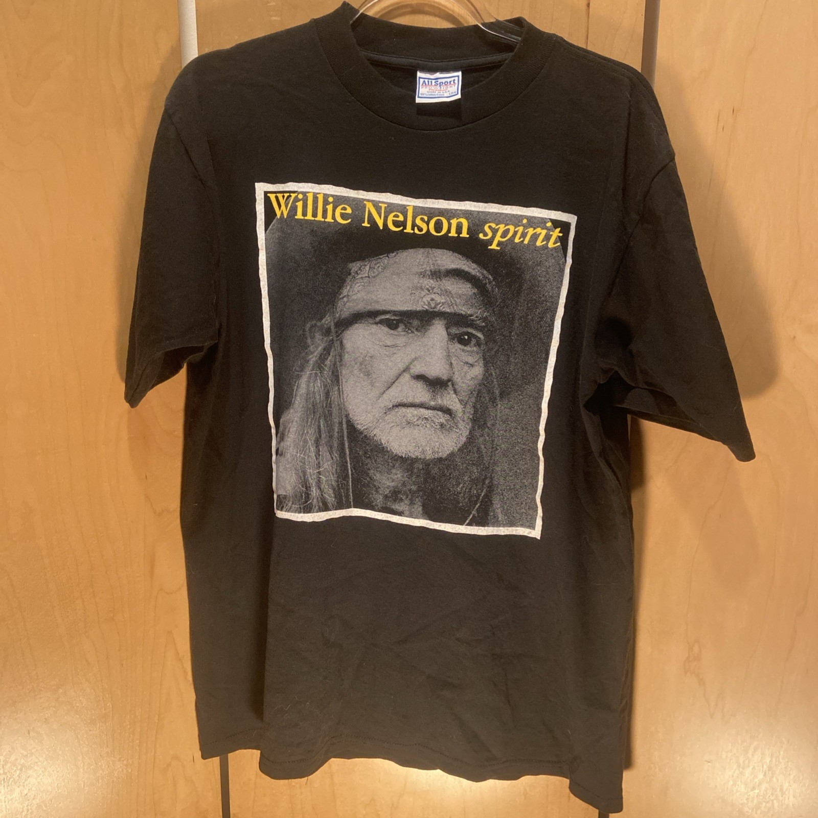 Vintage Willie Nelson Spirit T-Shirt L SIGNED 90s