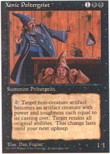1x Xenic Poltergeist MTG - Fourth Edition - Light Play