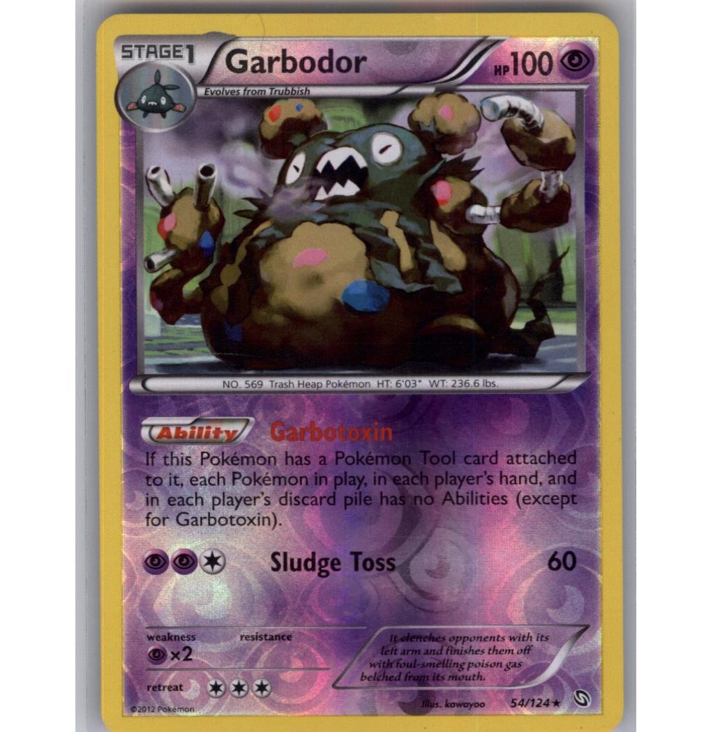 Garbodor Reverse Holo Holo Rare Dragons Exalted 54/124 NM-LP