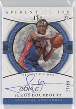 2019-20 Panini National Treasures Apprentice Ink 27/99 Sekou Doumbouya Auto wf0