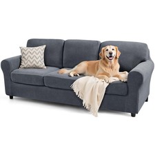 7 Pieces Stretch Sofa Slipcover Sets Couch Cover Sets Backrest Cushion Covers...