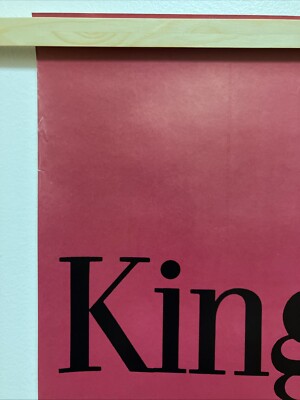 Original 1981 KING CRIMSON DISCIPLINE Vintage Promotional Poster