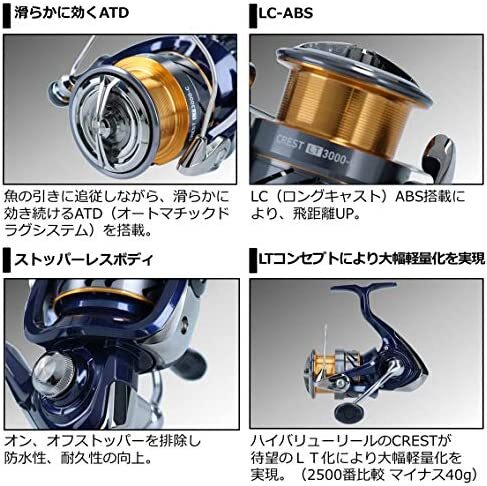 Daiwa Crest Lt00 Spinning Reel For Sale Online Ebay