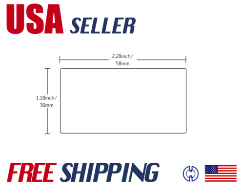 CAS LST-800B ,58x30mm(2.283"x1.181") Non-UPC,1,000 Per Roll, 12Rolls/Box Blank E - Picture 5 of 8