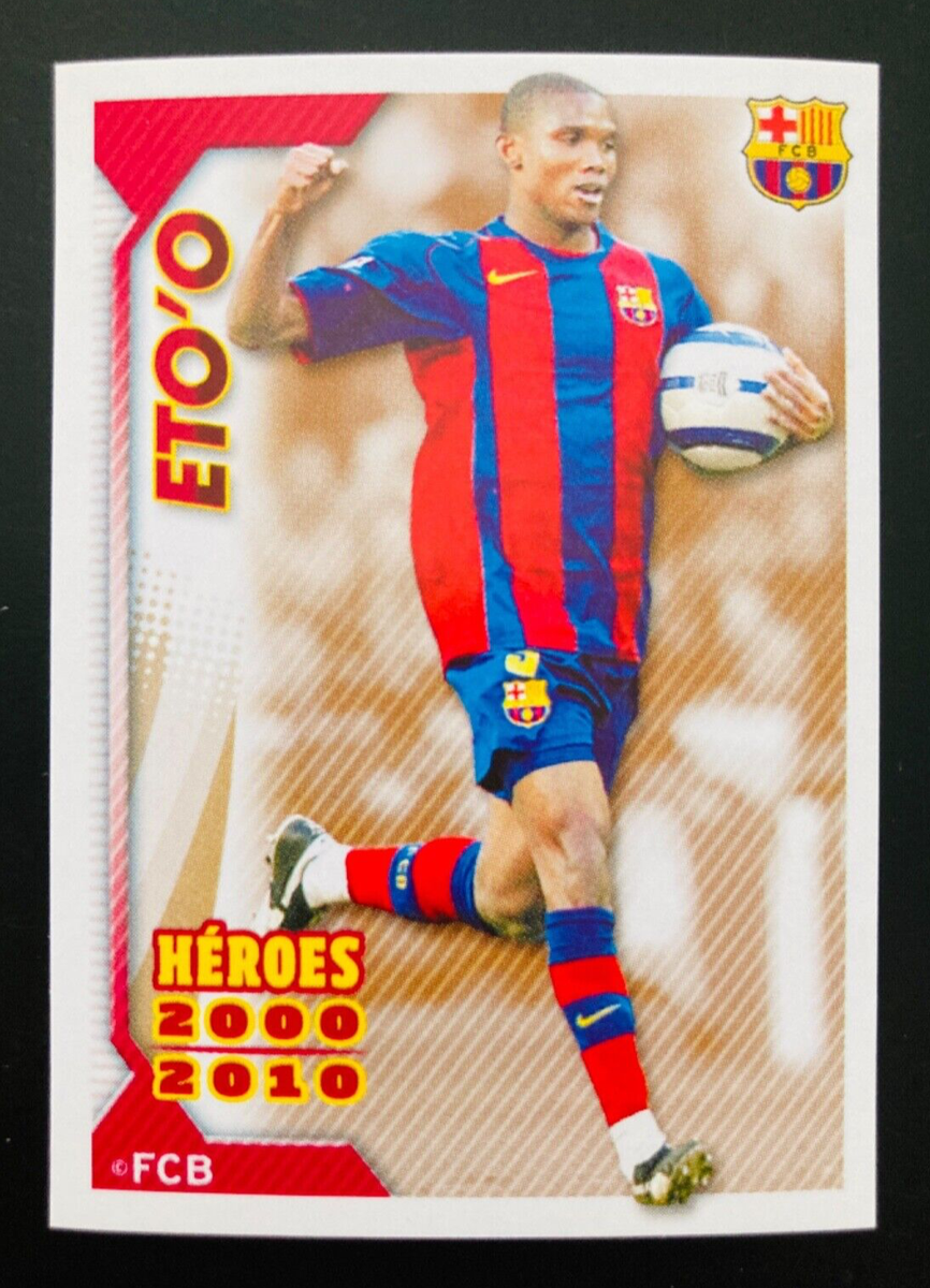 2010-11 Panini FC Barcelona # 161 Samuel Eto'o Heroes 2000-2010