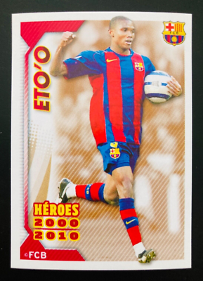 2010-11 Panini FC Barcelona # 161 Samuel Eto'o Heroes 2000-2010