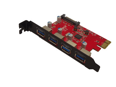 INATECK KTU3FR-4P  4 PORT USB 3.0  PCI-EXPRESS KARTE  #GK11674