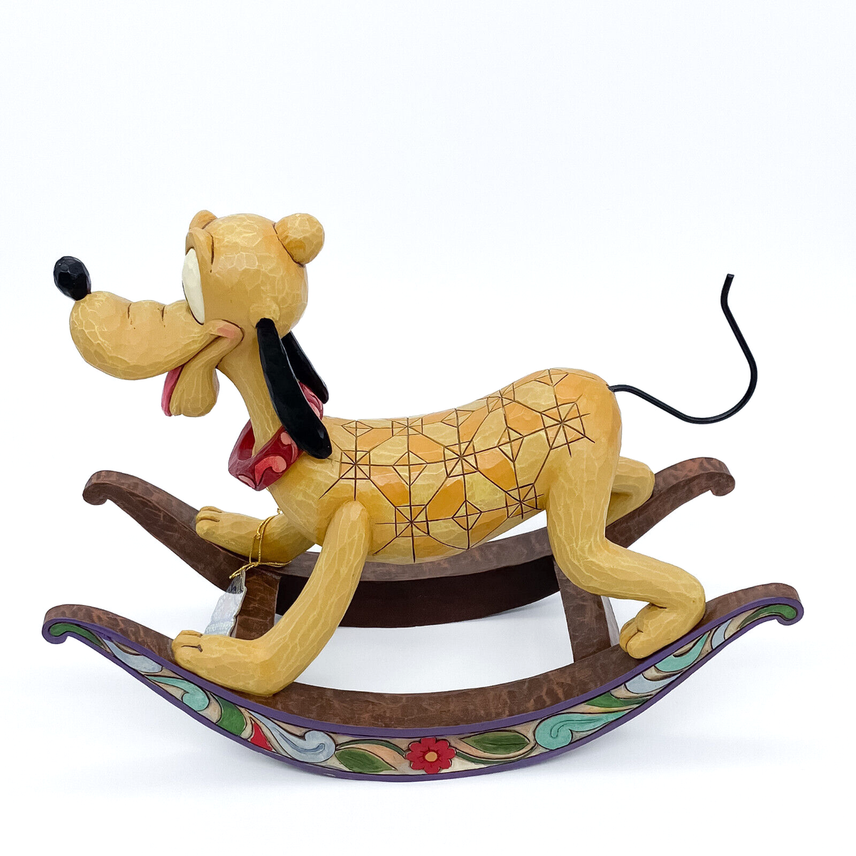 Jim Shore Faithful Friend Pluto Dog Rocking Horse Walt Disney