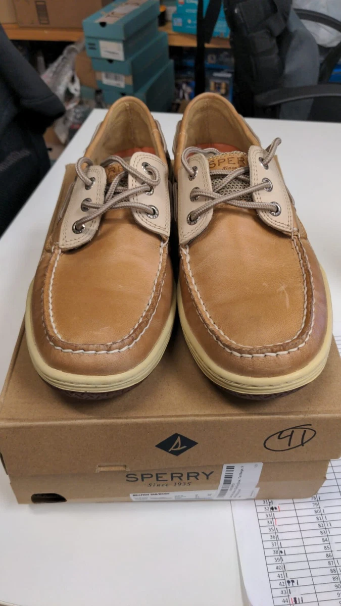Brand New Sperry Intrepid Top-Sider Men Tan Beige Leather Boat Shoes Size. 12W | eBay