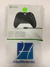 Microsoft Black XBox Controller + Cable
