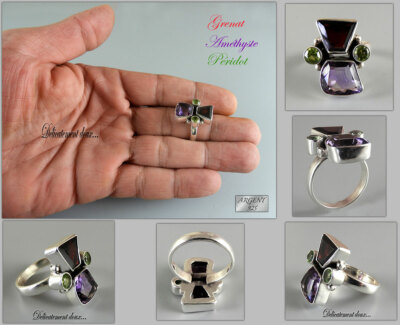 Bague En Argent 925 Et Rubis - Taille 55 - Marque Délicatement Doux - Neuf Avec étiquettes