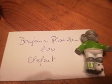 KIDDINX 2011 - Zoo o. Benjamin Bl&uuml;mchen - nur der Elefant in gr&uuml;n/wei&szlig; + Fu&szlig;ball