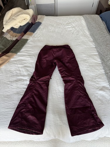 The North Face Freedom Insulated Ski Pant Women XS Burgundy - Picture 4 of 7