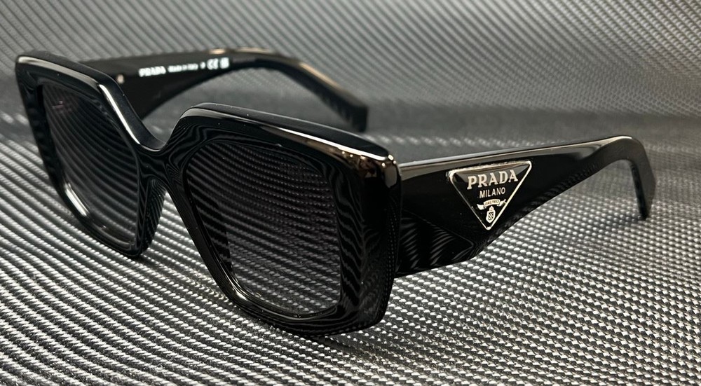 Prada PR 14ZS Women's Black Grey Gradient Sunglasses PR14ZS-1AB09S