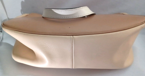 Marc by MARC JACOBS Ligero Leather Satchel Messenger Crossbody Bag M0005312 Buff - Picture 4 of 12