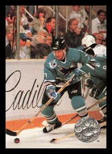 Wayne Presley #228 1991-92 Pro Set Platinum San Jose Sharks