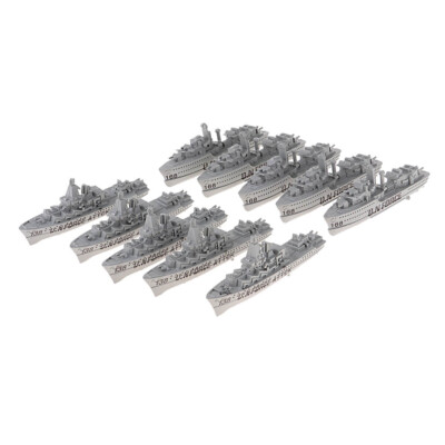 10 stücke Simulation Kriegsschiff Static   Modell DIY Accs Kinder