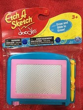 Etch A Sketch doodle Draw  Slide To Erase No Knobs No Shake Spin Master - Blue