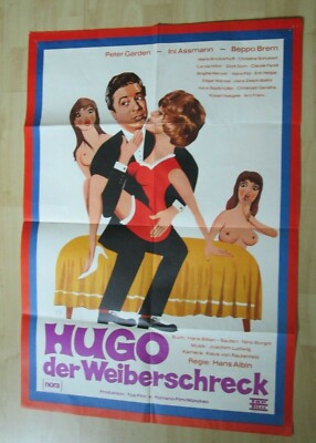 Filmplakat - Hugo, der Weiberschreck ( Peter Garden, Ini Assmann ) 