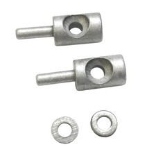 Aluminum Hinge Pin Kit 3/8" Dia. for Continuous Hinge Framed Shower Enclosure