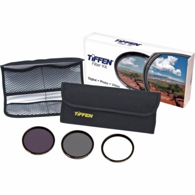 Tiffen Digital Essentials 77mm UV Circular Polarizer Neutral Density Filter Kit