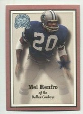 2000 Fleer GOTG MEL RENFRO Dallas Cowboys Greats of the Game Card