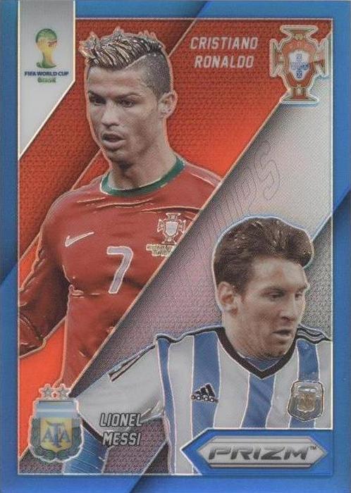 メッシ　C・ロナウド　panini 2014 BRASIL worldcup 2014 Panini Prizm World Cup Cristiano Ronaldo Lionel Messi