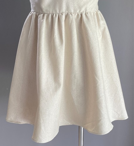 LADAKH Beige & Silver Metallic Sleeveless Fit & Flare Mini Dress Sizes 8-14 NWT - Picture 7 of 15