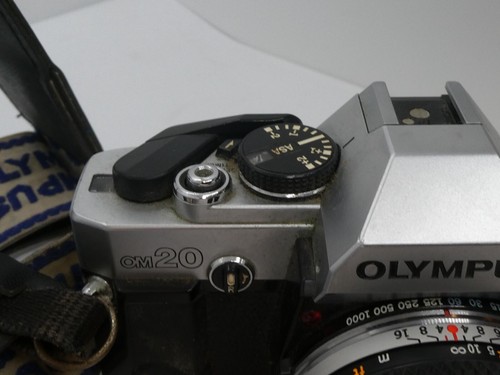 Olympus OM20 Film Camera 50mm F1.8 Lens New Seals Working + filter + strap+cap - Picture 10 of 10