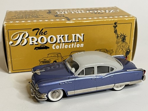 Brooklin models 1/43 BRK 29a 1953 Kaiser Manhattan Sedan Two Tone Lav Blue - Picture 8 of 16